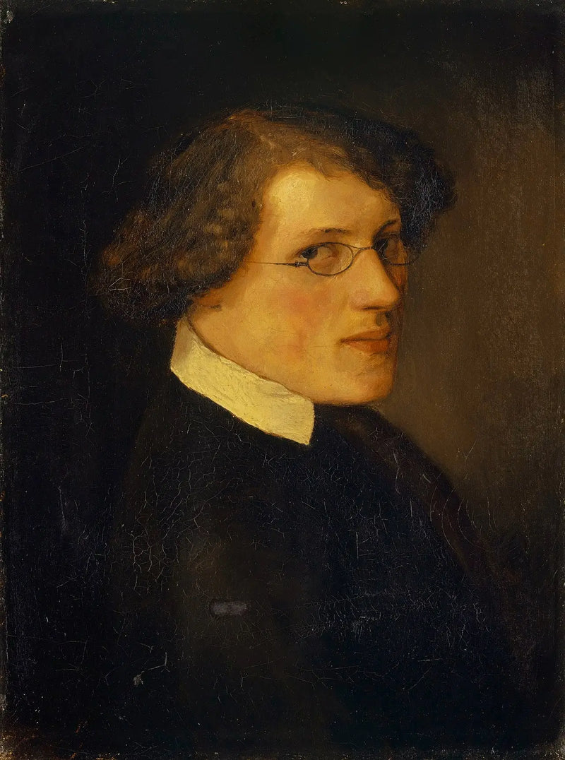 Portrait of Jakob Mähly - Arnold Böcklin