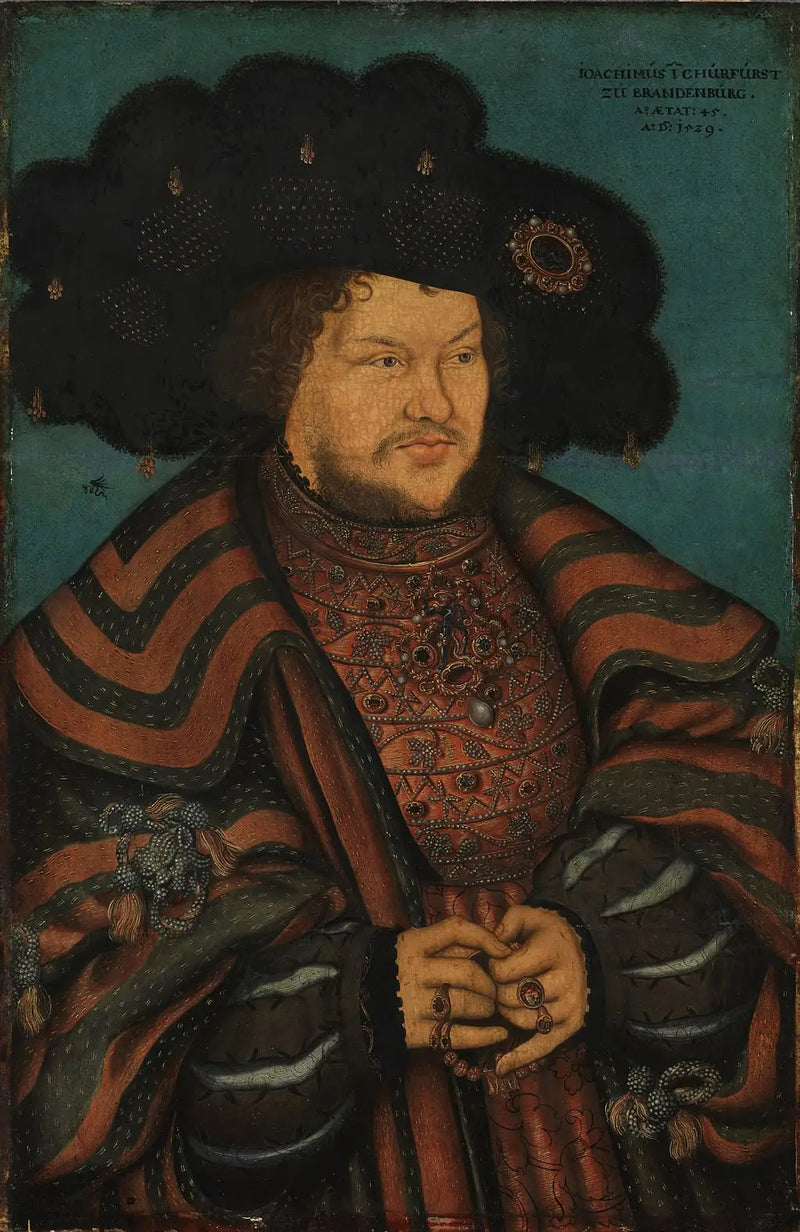 Portrait of Joachim I. Nestor, Elector of Brandenburg - Lucas Cranach the Elder