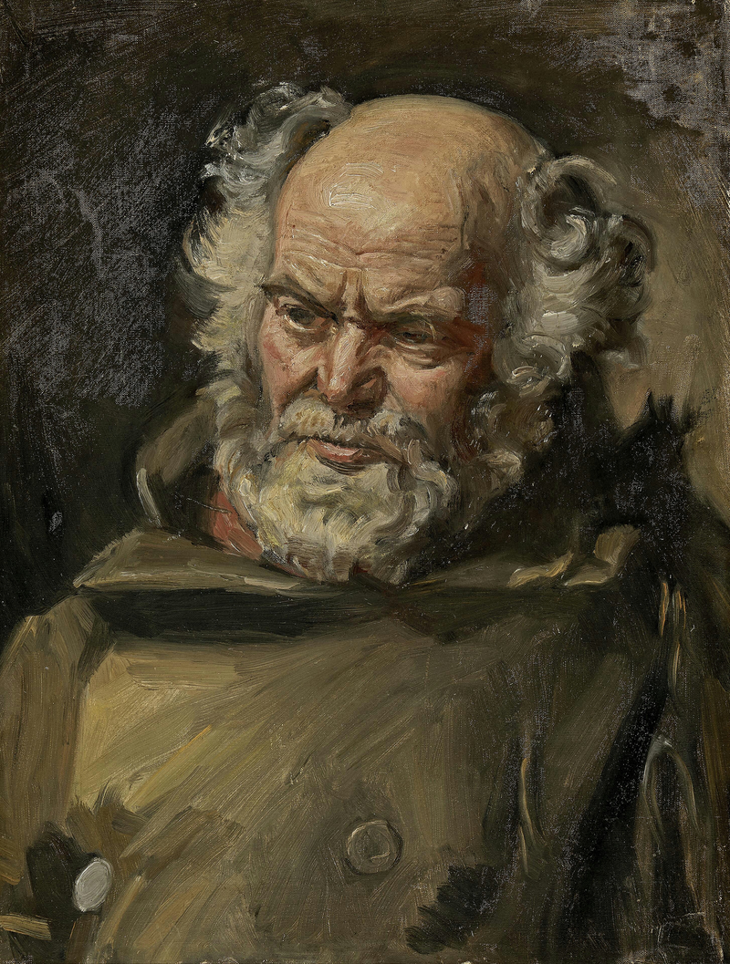 Portrait of Josef Bonatzi. -Michael Peter Ancher