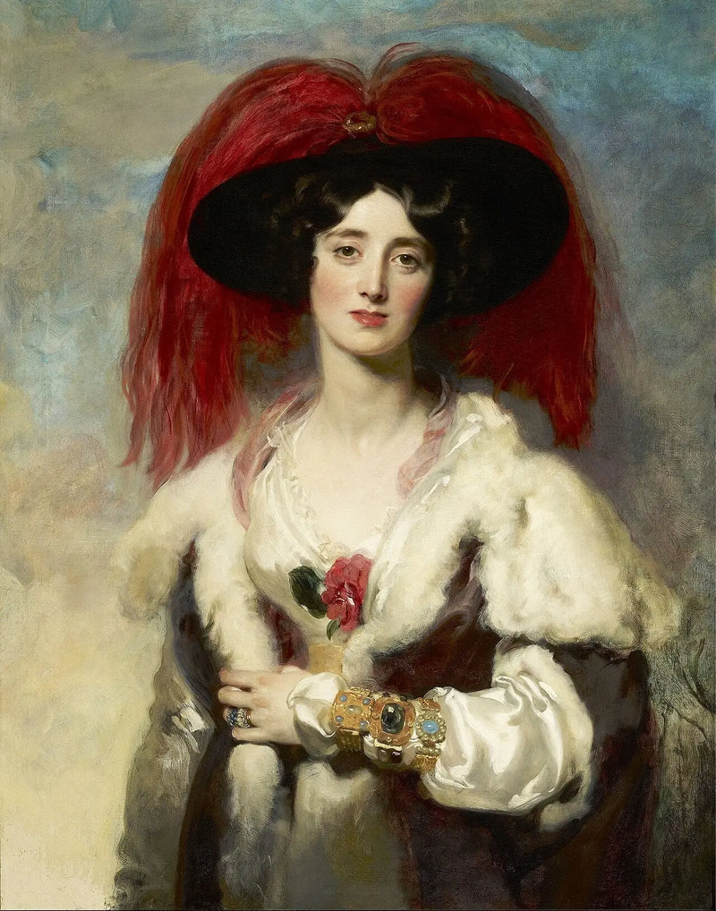 Portrait of Julia, Lady Peel - Thomas Lawrence