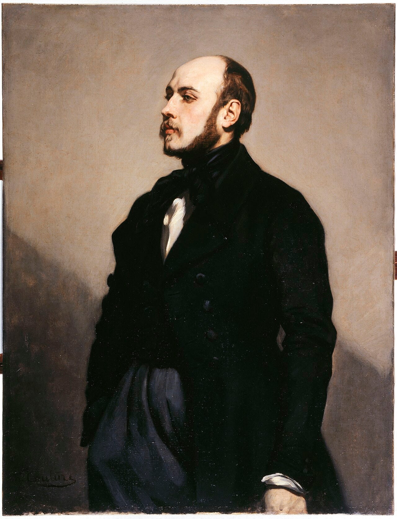Portrait de Léon Ohnet - Thomas Couture