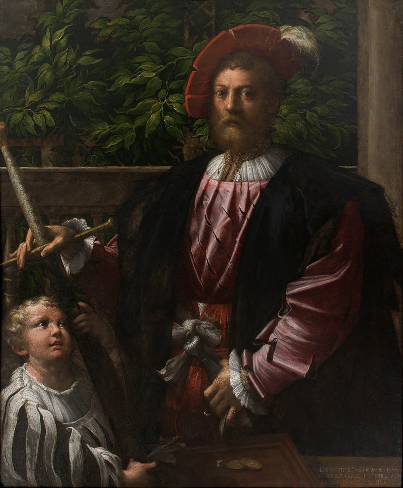 Portrait of Lorenzo Cybo - Parmigianino
