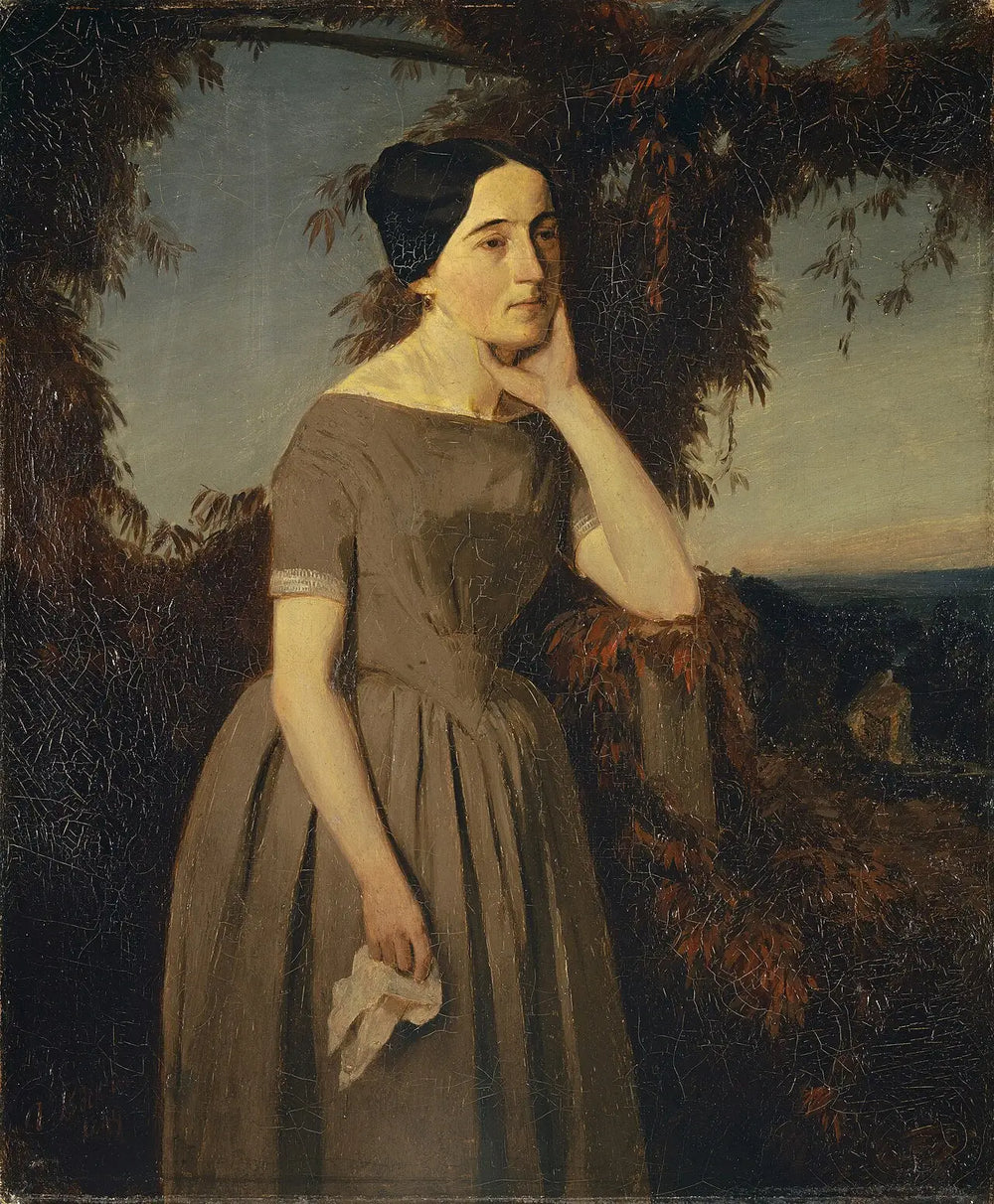 Portrait de Louisa Schmid - Arnold Böcklin - Alpha Reproduction