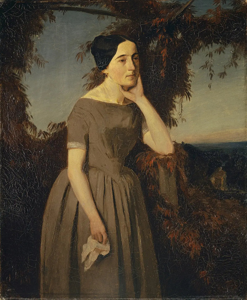 Portrait of Louisa Schmid - Arnold Böcklin
