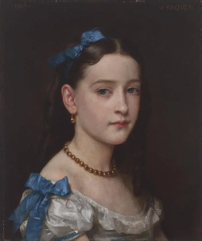Portrait of Mademoiselle Martha Hoskier - Bouguereau