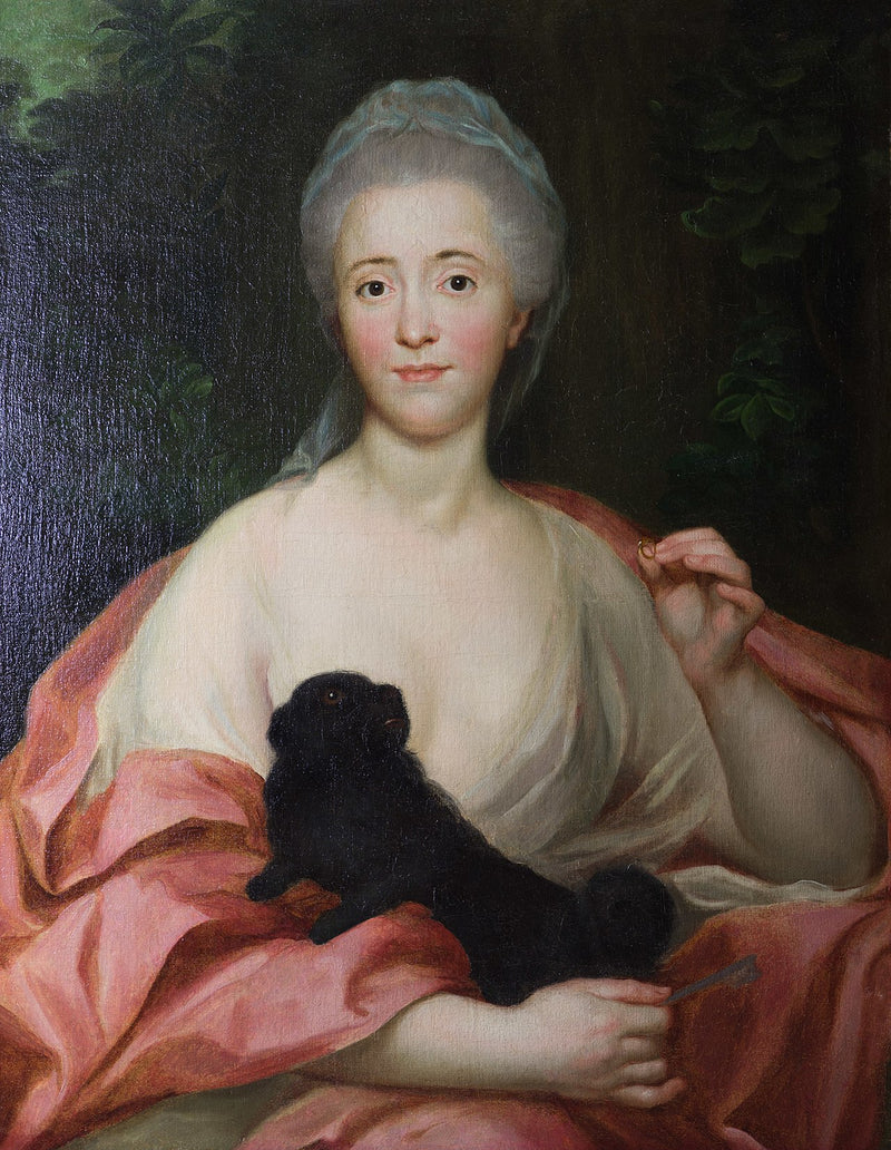 Portrait of Mariana de Silva-Bazán and Sarmiento - Anton Raphael Mengs
