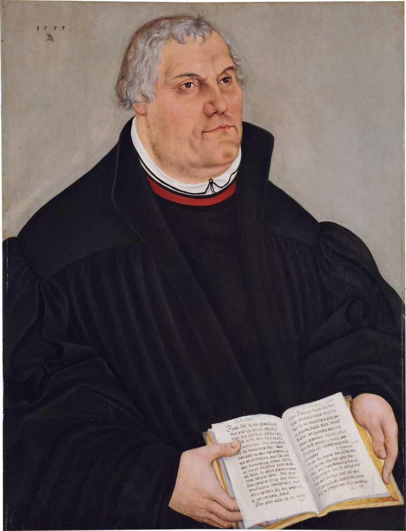 Portrait of Martin Luther - Lucas Cranach the Elder