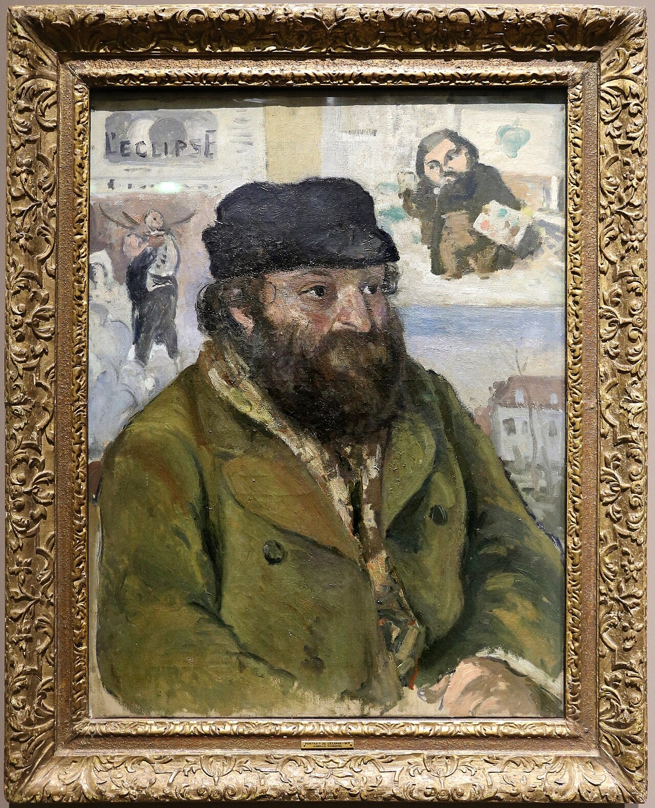 Portrait of Paul Cézanne - Camille Pissarro