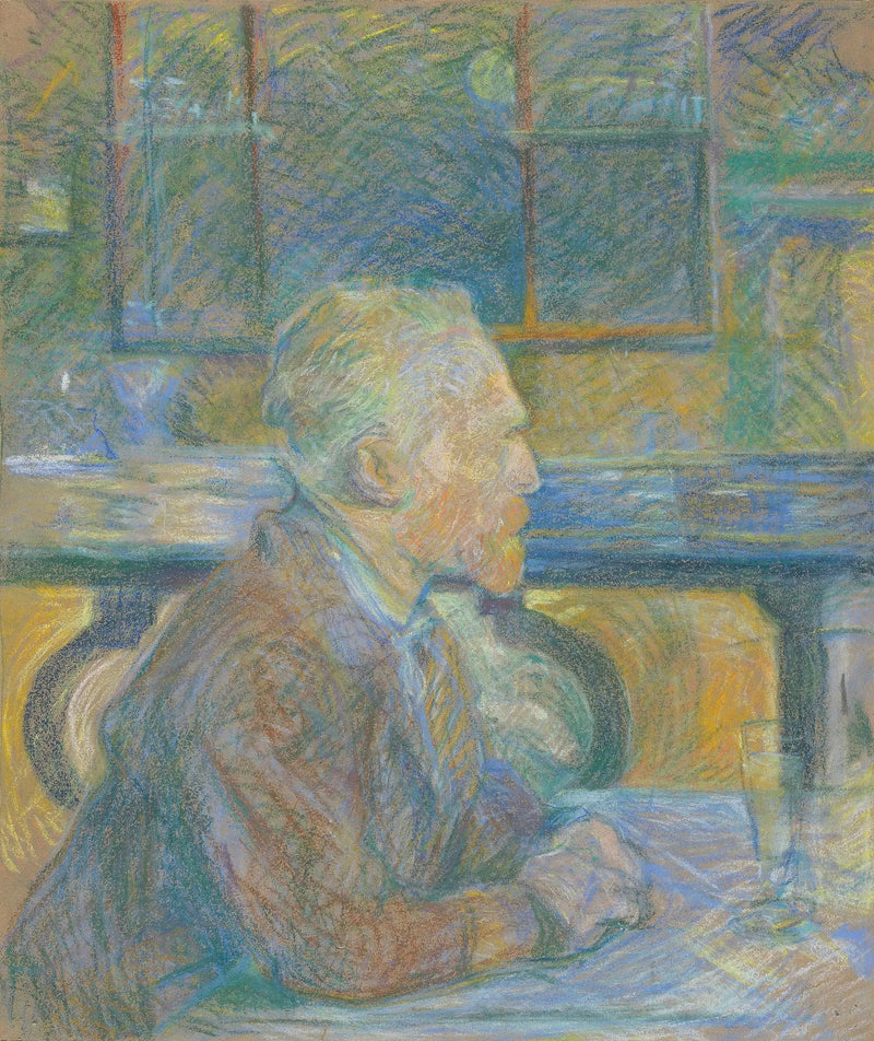 Portrait of Vincent van Gogh - Henri de Toulouse-Lautrec