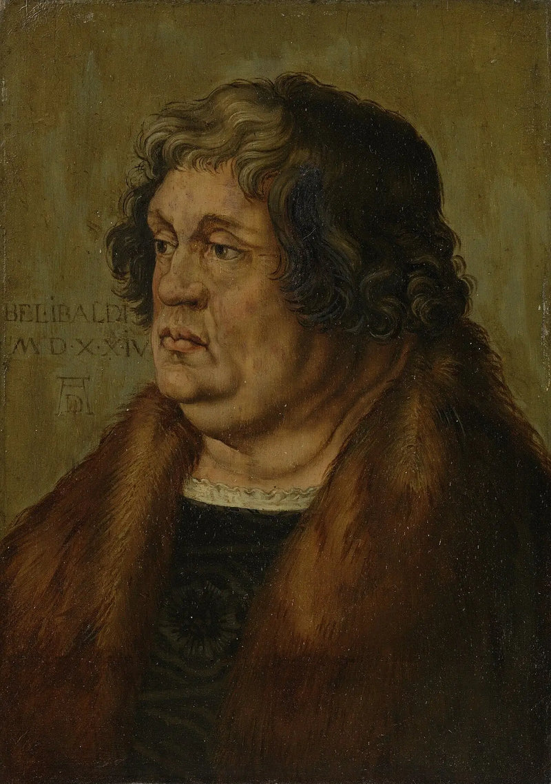 Portrait of Willibald Pirckheimer - Albrecht Dürer