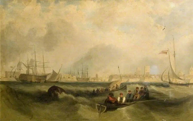 Portsmouth Harbour Hampshire - J. M. W. Turner - Alpha Reproduction