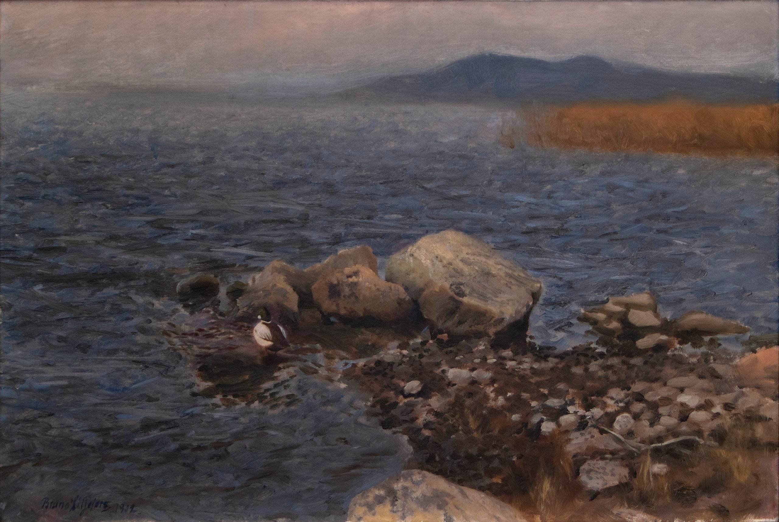Rocky promontory - Bruno Liljefors