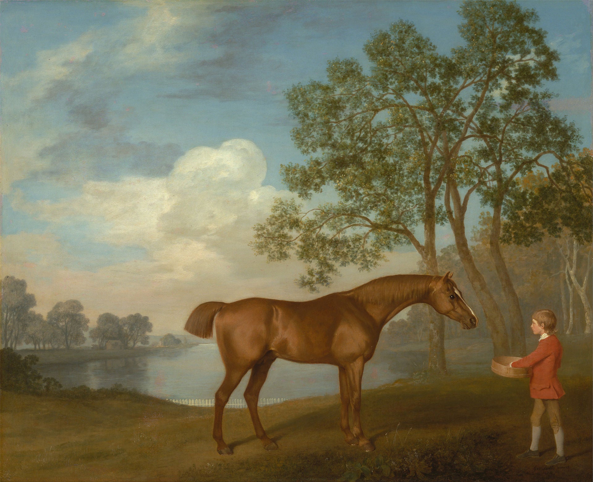 Pumpkin avec un garçon d'écurie - George Stubbs