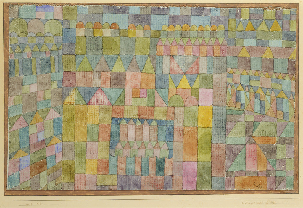 Temple Quarter of Pert - Paul Klee