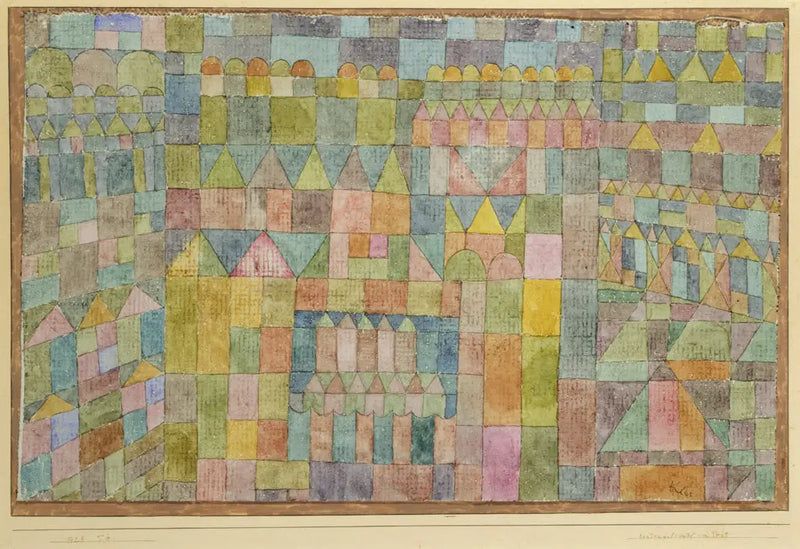 Temple Quarter of Pert - Paul Klee