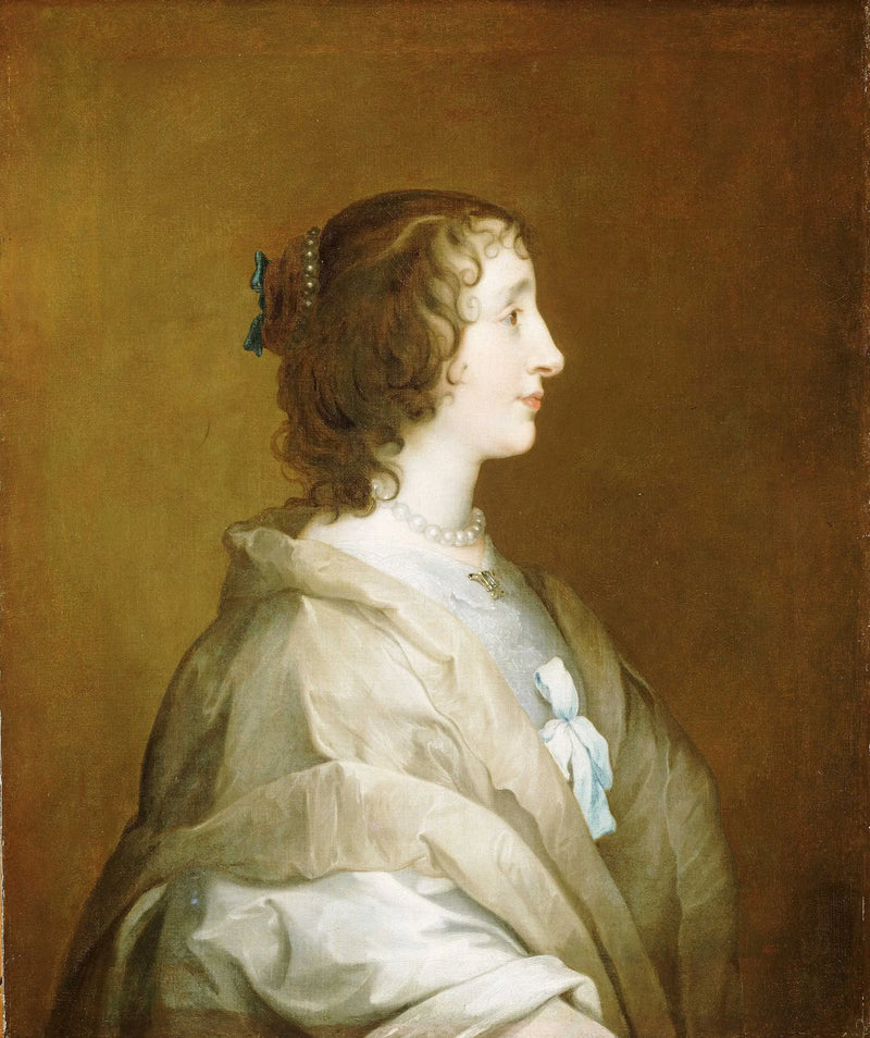 Queen Henriette Marie, 1609-1669 - Antoine van Dyck