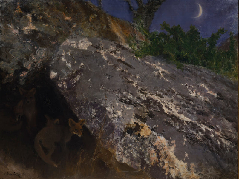 Fox Cubs - Bruno Liljefors