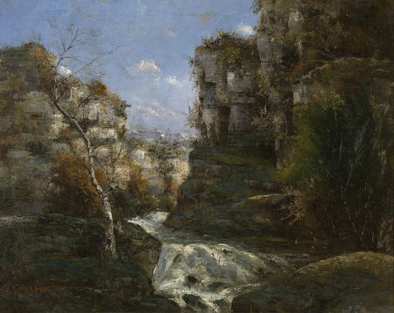 Rochers près d'Ornans - Gustave Courbet