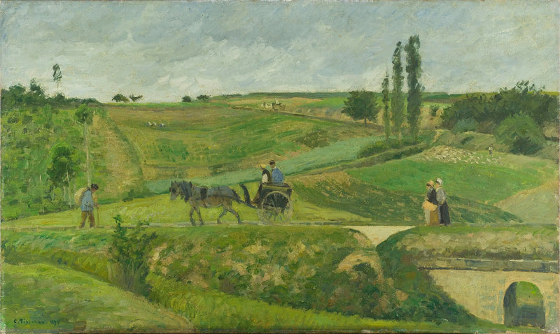 Road to Ennery - Camille Pissarro