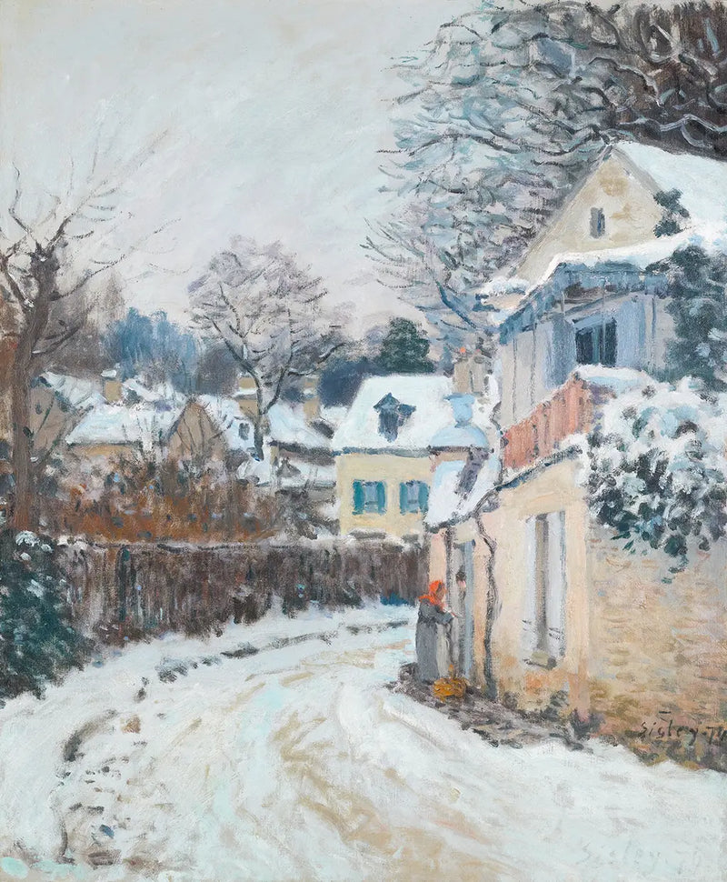 Princess Street, Winter - Alfred Sisley