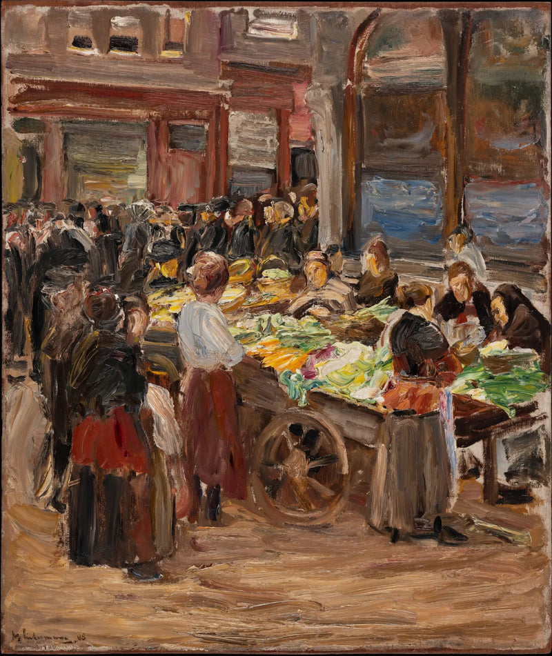 Jewish Street in Amsterdam - Max Liebermann