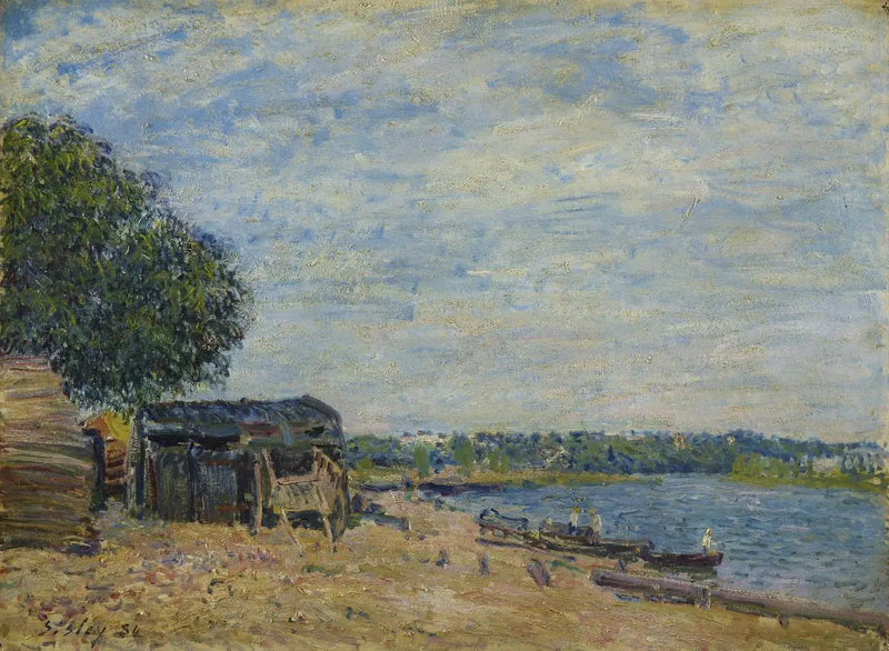 Saint-Mammès. Landscape - Alfred Sisley