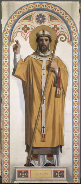 Saint Germain, Bishop of Paris - Jean-Auguste-Dominique Ingres