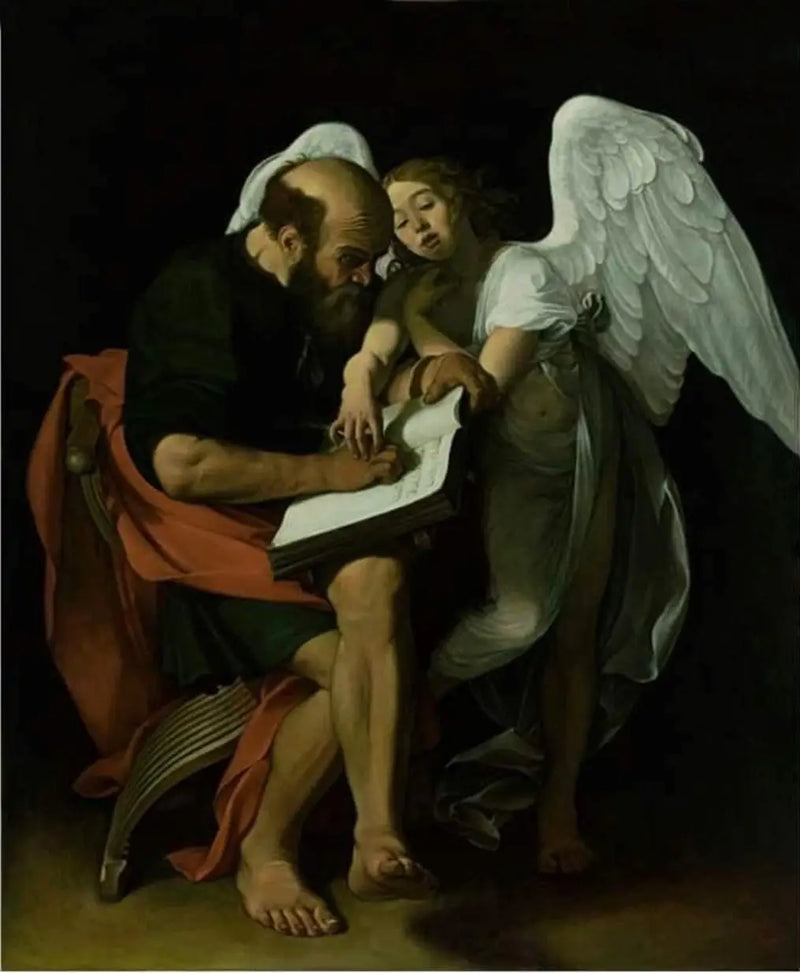 Saint Matthew and the Angel - Caravaggio