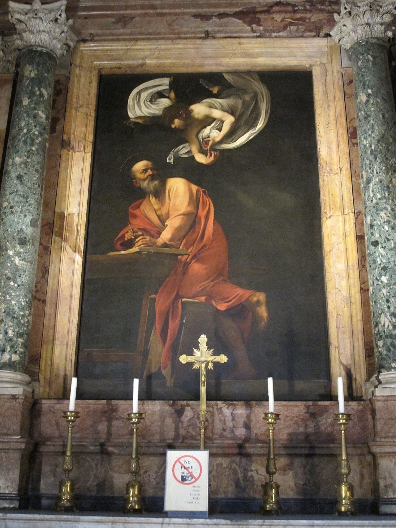 Saint Matthew and the Angel - Caravaggio