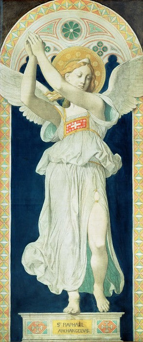 Saint Raphael, Archangel - Jean-Auguste-Dominique Ingres