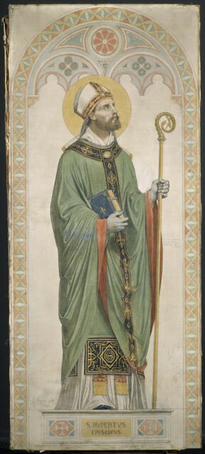 Saint Robert, or Rupert, Bishop of Worms - Jean-Auguste-Dominique Ingres