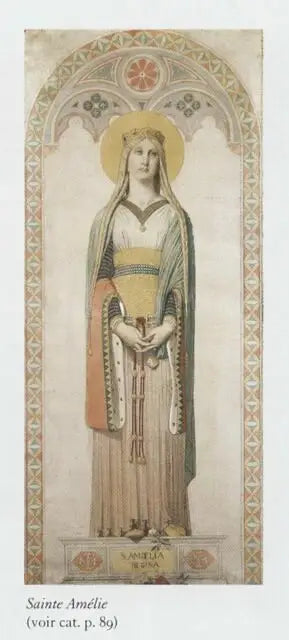Saint Amélie, Queen of Hungary - Jean-Auguste-Dominique Ingres