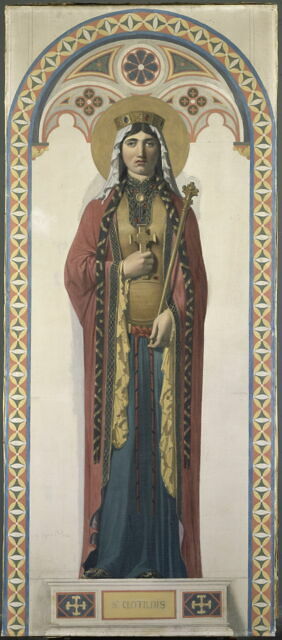 Saint Clotilde, wife of Clovis - Jean-Auguste-Dominique Ingres