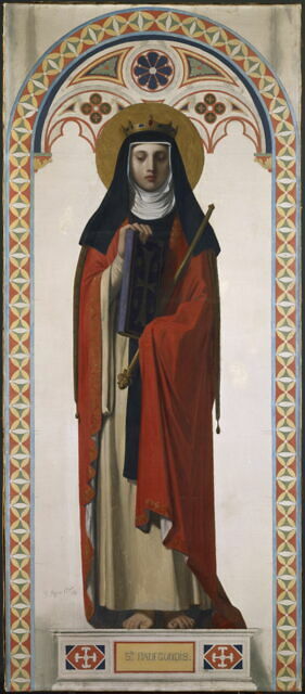 Saint Radegonde of Poitiers - Jean-Auguste-Dominique Ingres