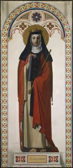 Saint Radegonde of Poitiers - Jean-Auguste-Dominique Ingres