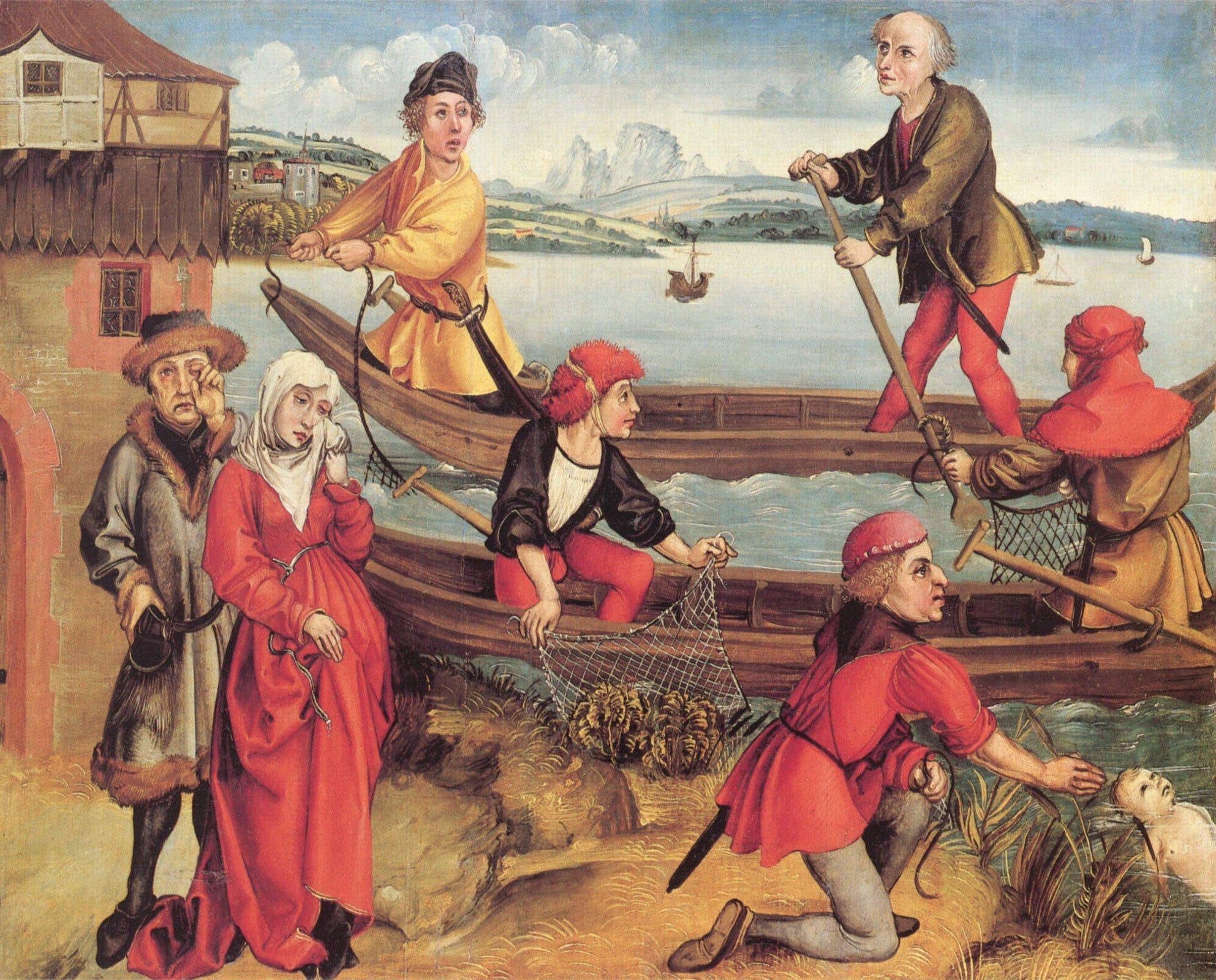 Miraculous Rescue of the Drowned Boy from Bregenz - Albrecht Dürer