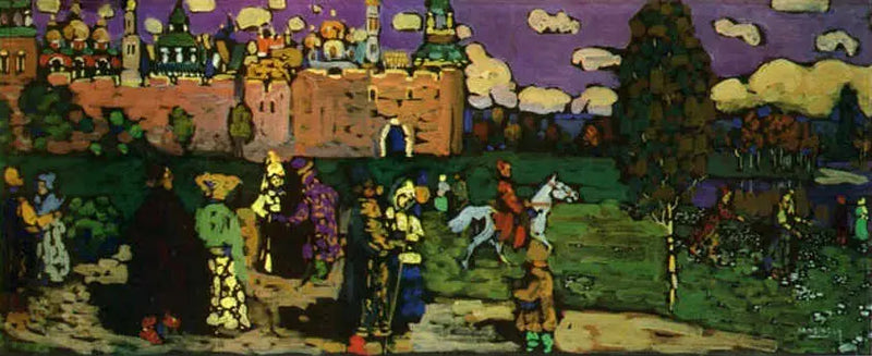 Russian Scene - Vassily Kandinsky