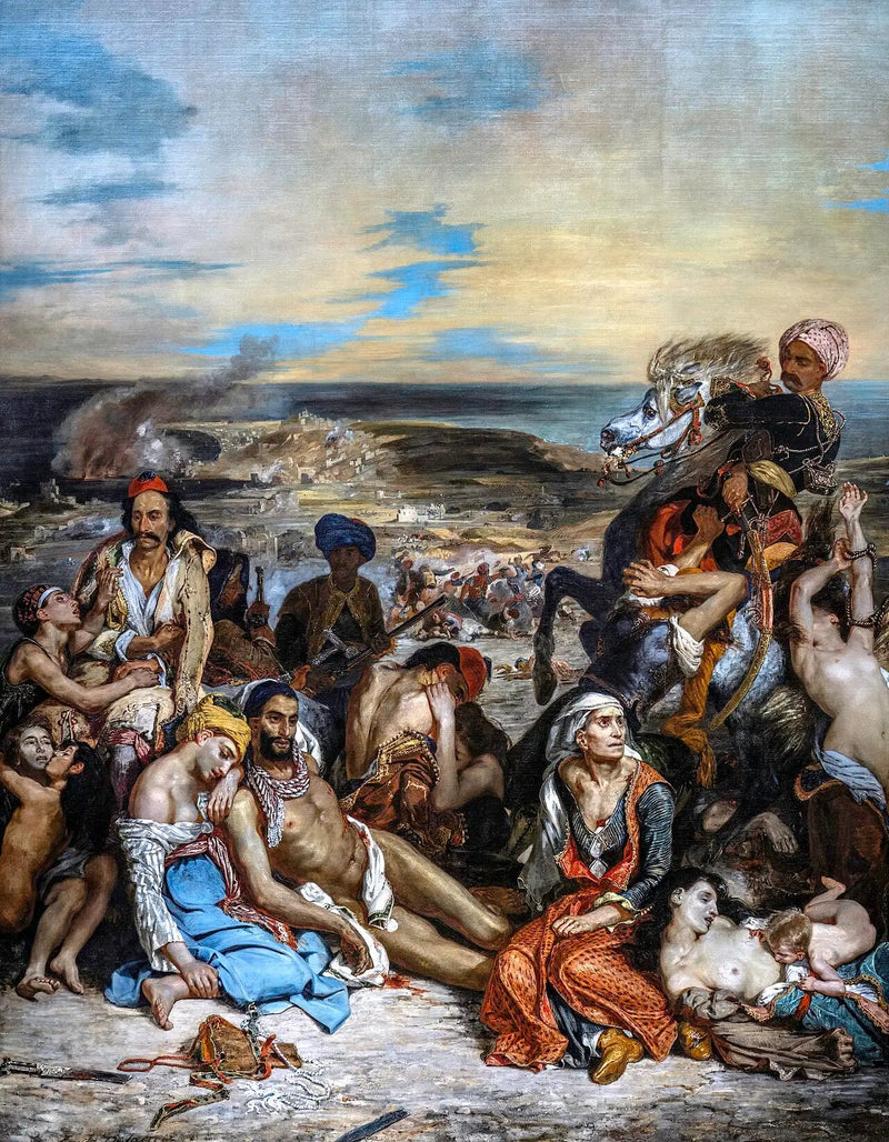 Scenes of the Massacres of Chios - Eugène Delacroix