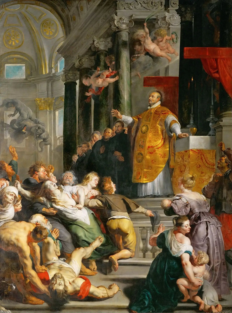 Sermon of Saint Ignatius of Loyola - Peter Paul Rubens