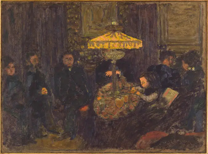 Under the Lamp - Pierre Bonnard