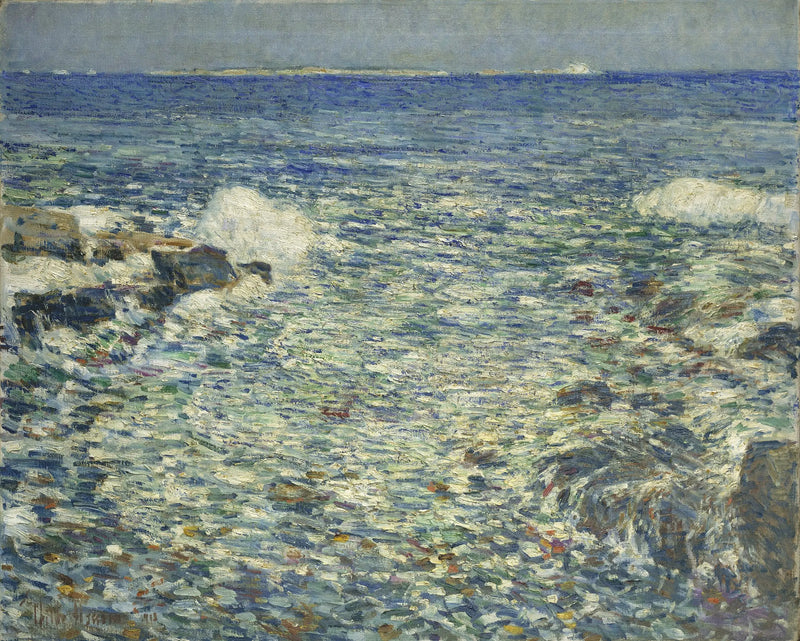 Surf, Shoal Islands - Childe Hassam