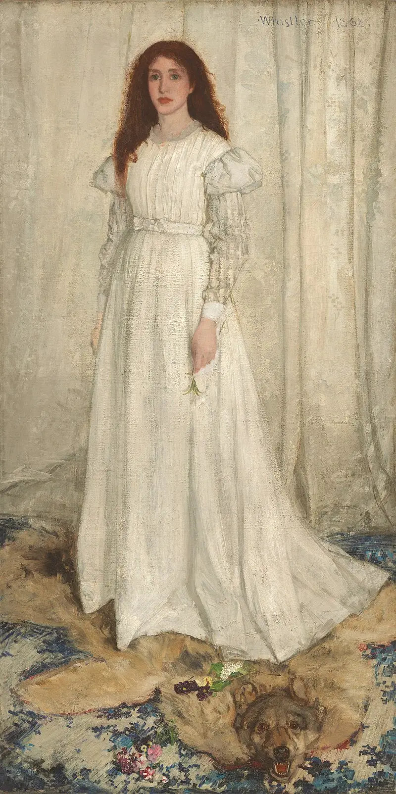 Symphony in White No. 1: The Young Girl in White - James Abbott McNeill Whistler