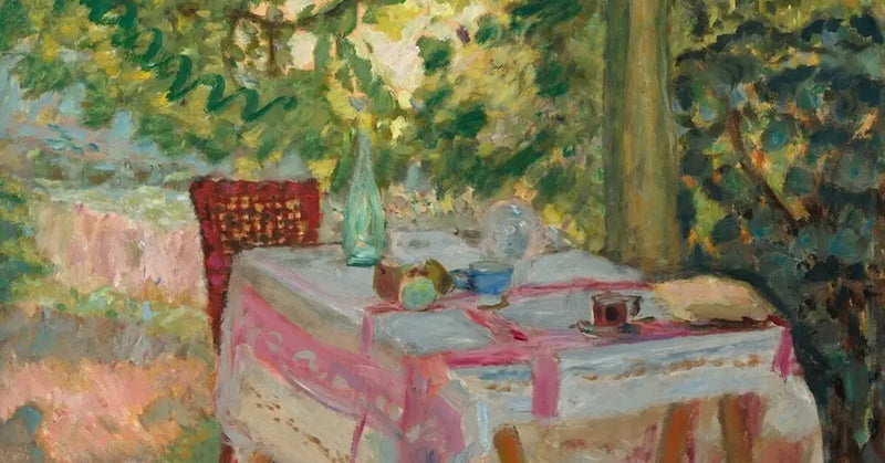 Table Set in a Garden - Pierre Bonnard