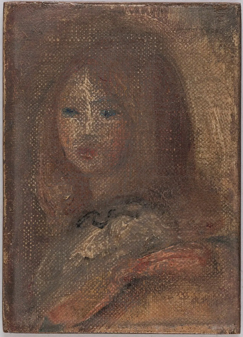Head of a Girl - Pierre-Auguste Renoir