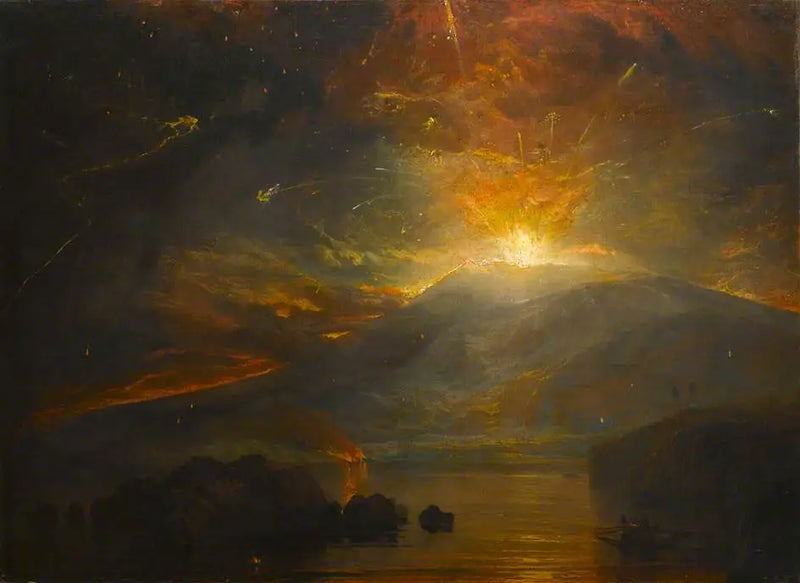 The Eruption of the Soufrière Mountains on the Island of St Vincent, 30 April 1812 - J. M. W. Turner