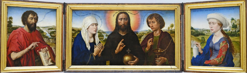 Triptych of the Braque family - Rogier van der Weyden