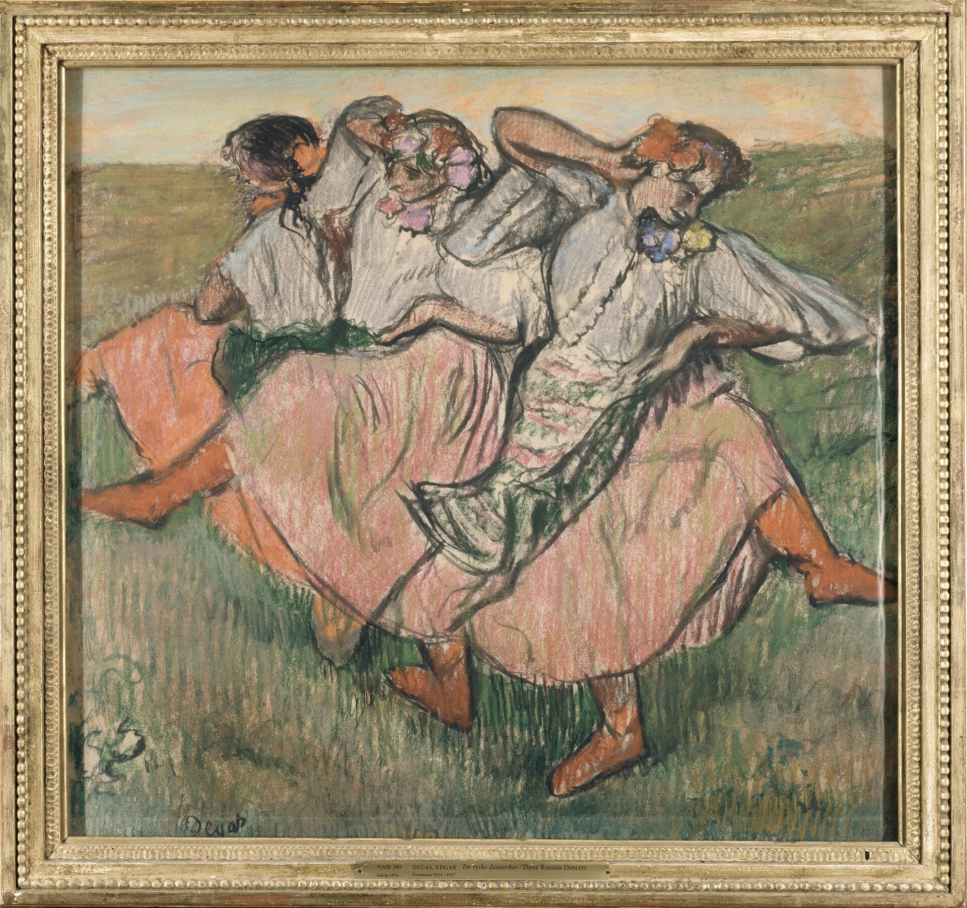 Three Russian Dancers - Edgar Degas