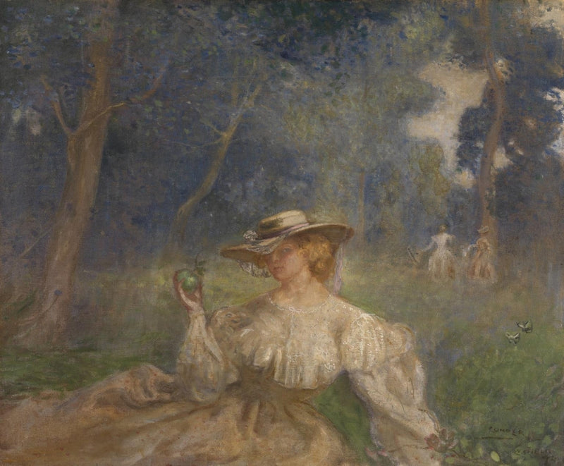 A Summer Afternoon: The Green Apple - Charles Conder