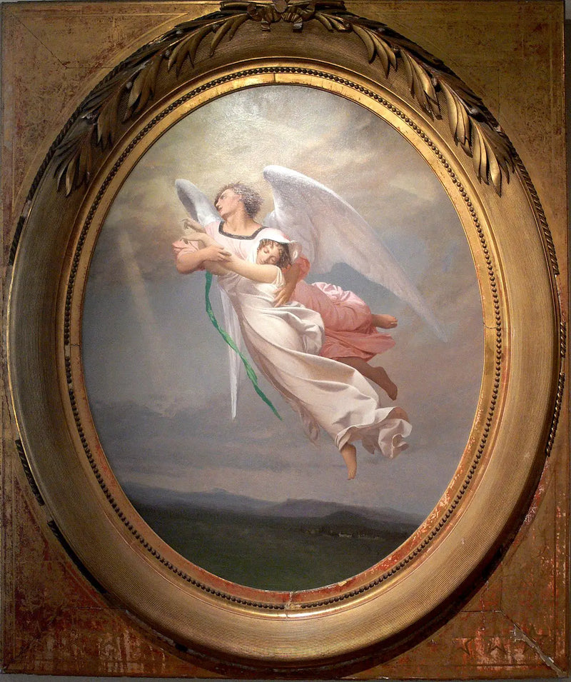 A soul carried away by an angel - Jean-Léon Gérôme