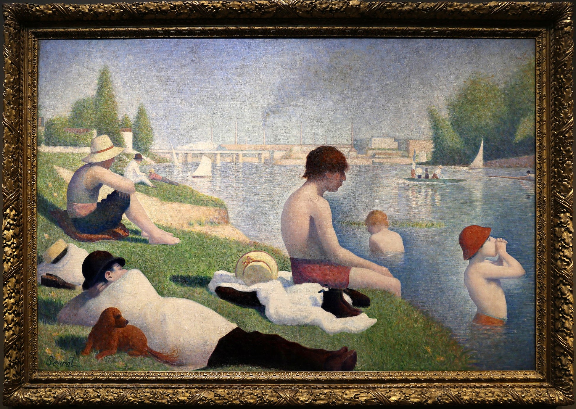 A Bathing Place at Asnières - Georges Seurat